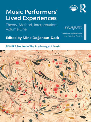 cover image of Music Performers' Lived Experiences